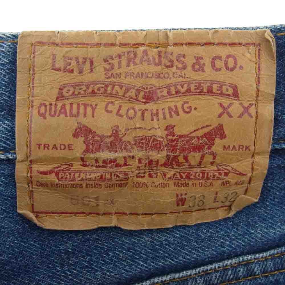 Levi's リーバイス 501-0000 USA製 501 トップボタン裏刻印546 インディゴブルー系 W38【中古】