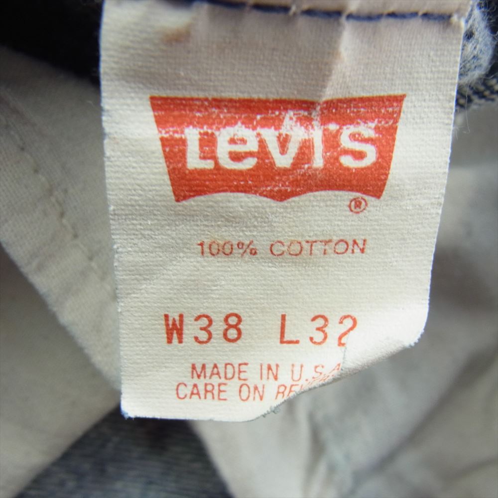 Levi's リーバイス 501-0000 USA製 501 トップボタン裏刻印546 インディゴブルー系 W38【中古】