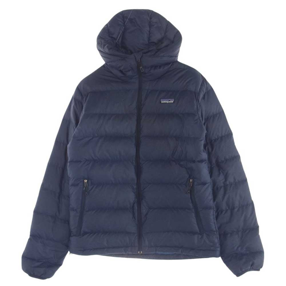 patagonia パタゴニア 12AW 84900FA12 Hi-Loft Down Sweater Hoody ハイロフト ダウンセーター フーディ ジャケット ネイビー系 XS【中古】