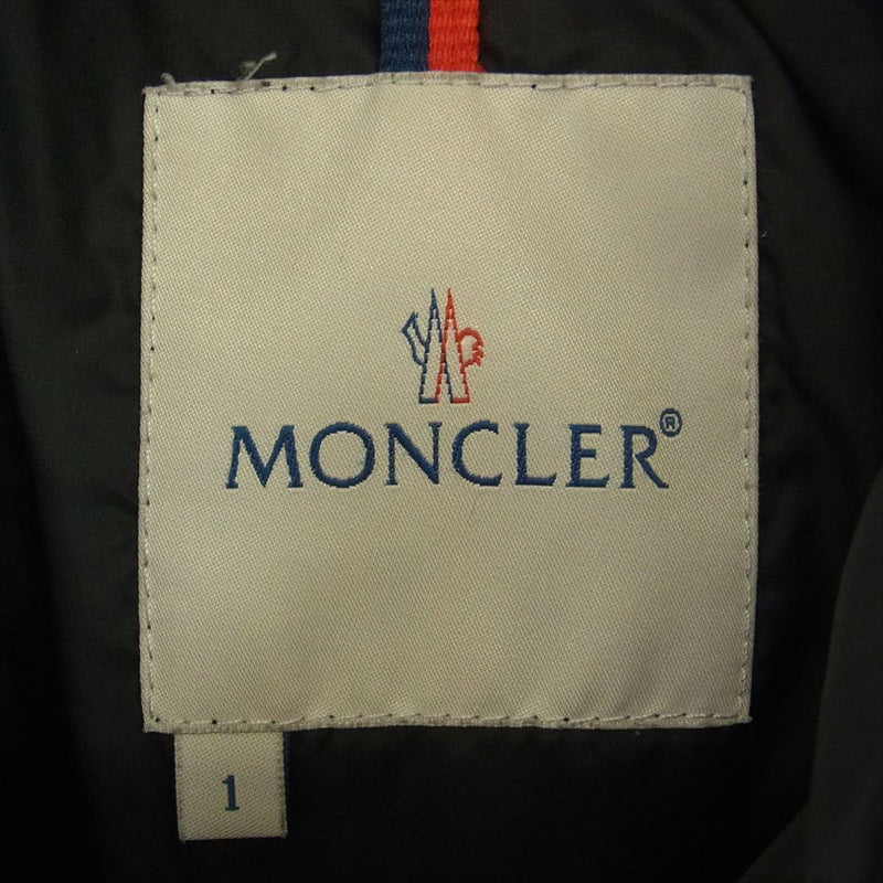 MONCLER モンクレール Z5HJ213 国内正規品 ペッパージャパンタグ BADIA バディア ダウン ジャケット ベージュ系 1【中古】