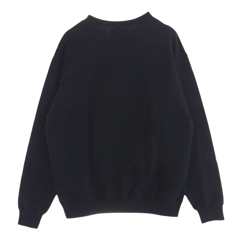 WACKO MARIA ワコマリア 24SS RESERVOIRDOGS レザボアレッグス CREWNECK SWEAT SHIRT Mr.Orange  クルーネック スウェット トレーナー ブラック系 L【新古品】【未使用】【中古】