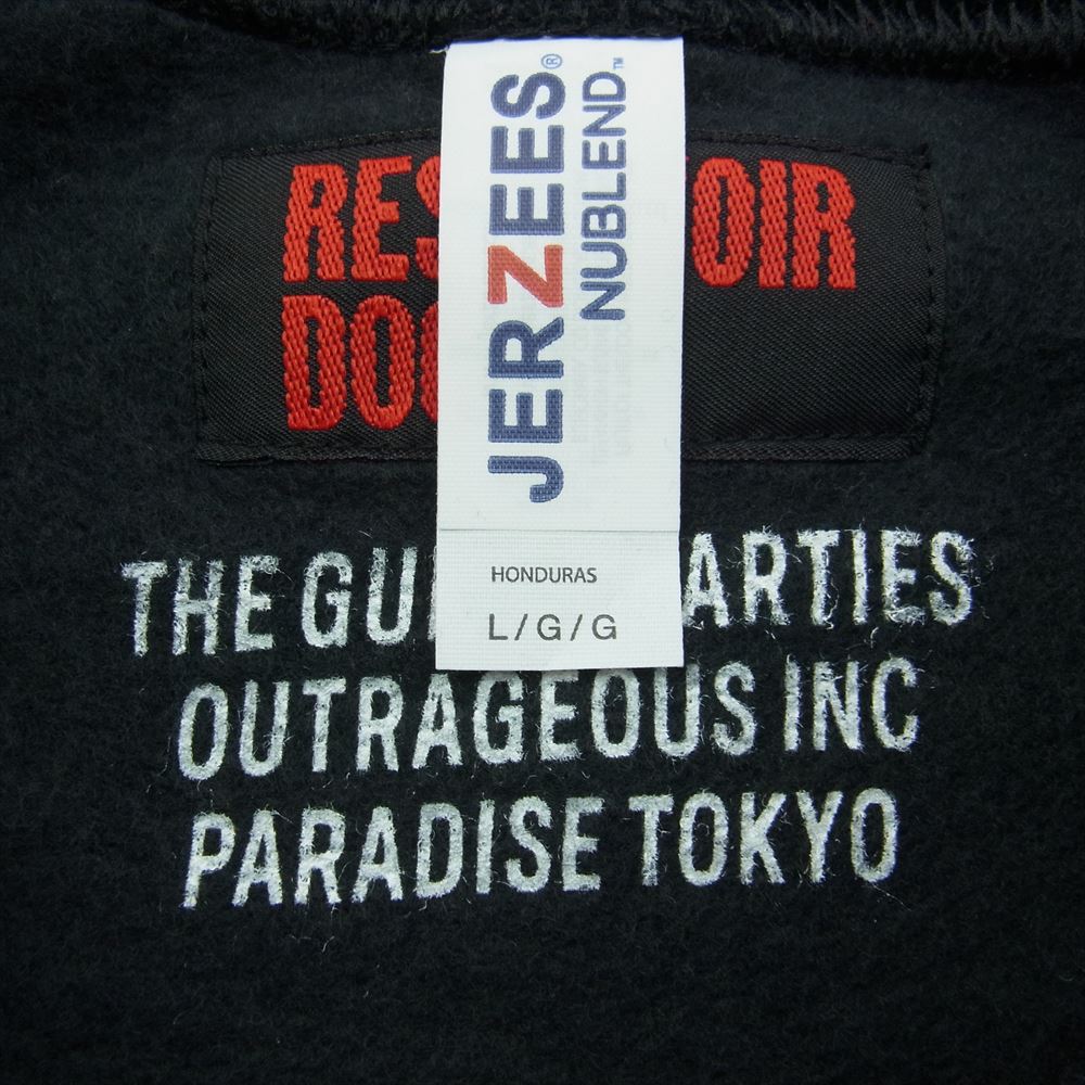 WACKO MARIA ワコマリア 24SS RESERVOIRDOGS レザボアレッグス CREWNECK SWEAT SHIRT Mr.Orange  クルーネック スウェット トレーナー ブラック系 L【新古品】【未使用】【中古】