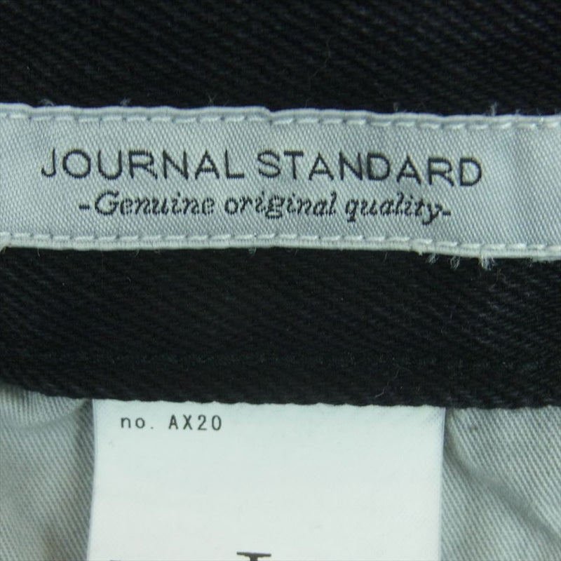 JOURNAL STANDARD ジャーナルスタンダード 24-030-600-2550-1-0 ワイド ブラック デニム パンツ ブラック系 L【中古】