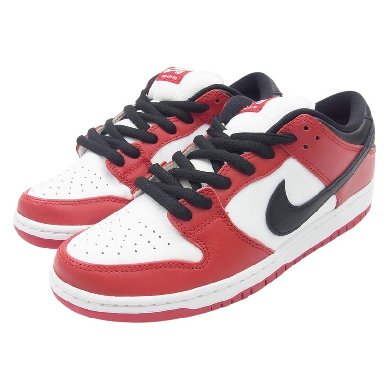 NIKE SB ナイキエスビー BQ6817-600 SB Dunk Low Pro J-Pack Chicago Varsity Red and White ダンク ロー プロ ジェーパック シカゴ バーシティレッド アンド ホワイト ローカット スニーカー ホワイト系 ブラック系 レッド系 27.5cm【極上美品】【中古】