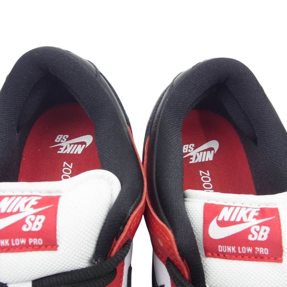 NIKE SB ナイキエスビー BQ6817-600 SB Dunk Low Pro J-Pack Chicago Varsity Red and White ダンク ロー プロ ジェーパック シカゴ バーシティレッド アンド ホワイト ローカット スニーカー ホワイト系 ブラック系 レッド系 27.5cm【極上美品】【中古】