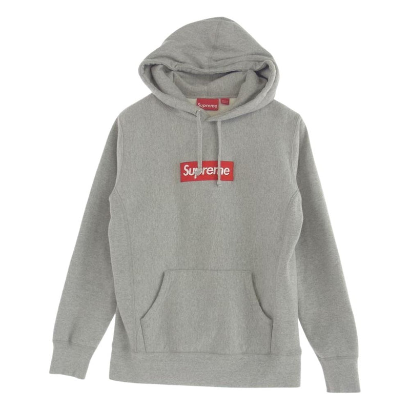 Supreme シュプリーム 16AW Box Logo Hooded Sweatshirt ボックス ロゴ プルオーバー パーカー グレー系 S【中古】