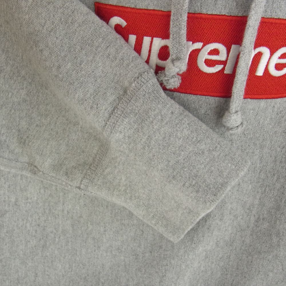 Supreme シュプリーム 16AW Box Logo Hooded Sweatshirt ボックス ロゴ プルオーバー パーカー グレー系 S【中古】