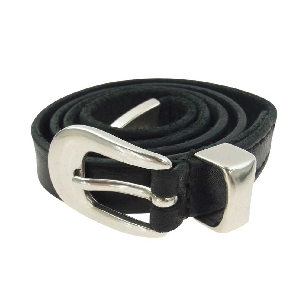 アワーレガシー 2CM BELT レザー ベルト ブラック系 70【中古】