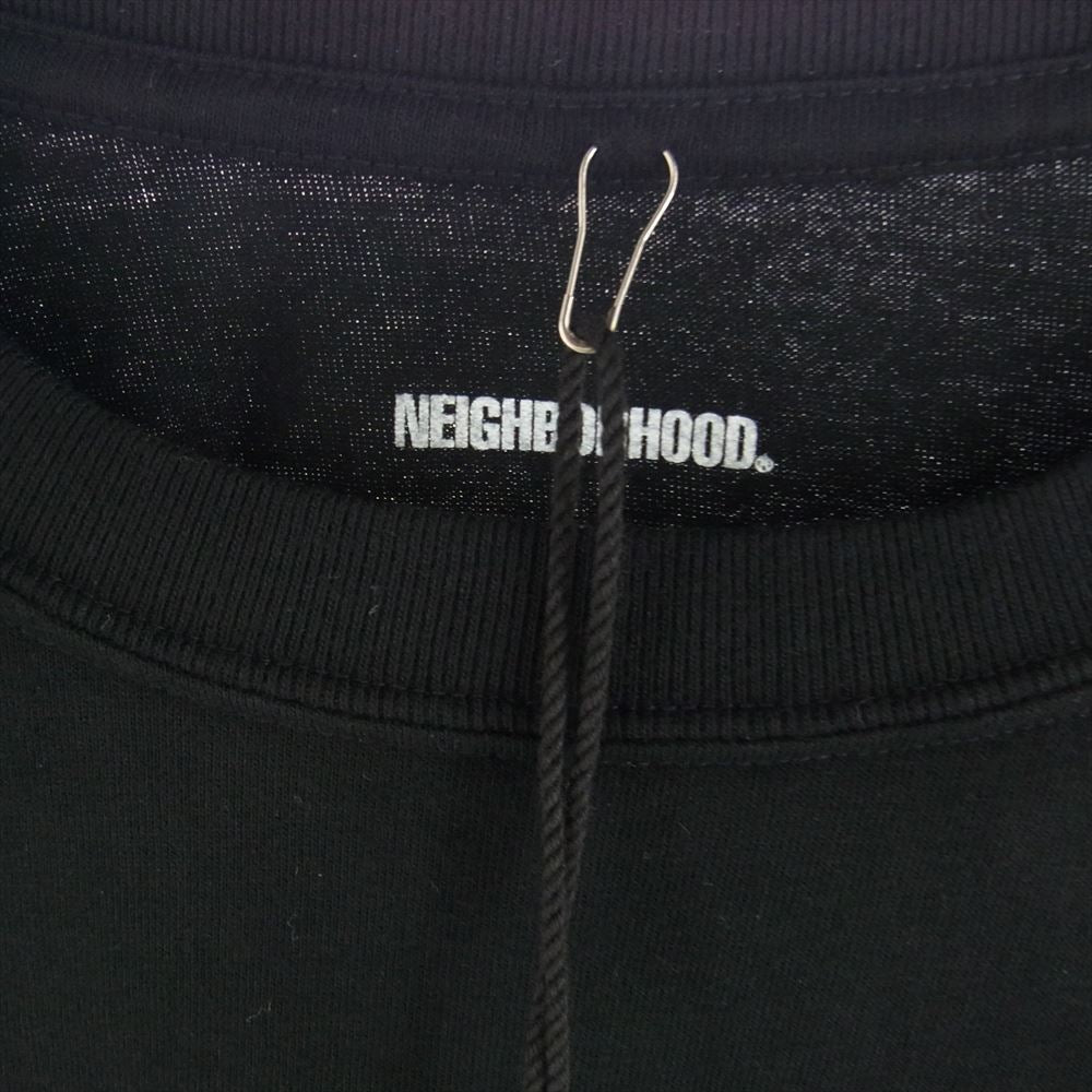 NEIGHBORHOOD ネイバーフッド 241PCNH-ST13 NH. TEE SS-13 フロント プリント 半袖 カットソー Tシャツ ブラック系 L【新古品】【未使用】【中古】