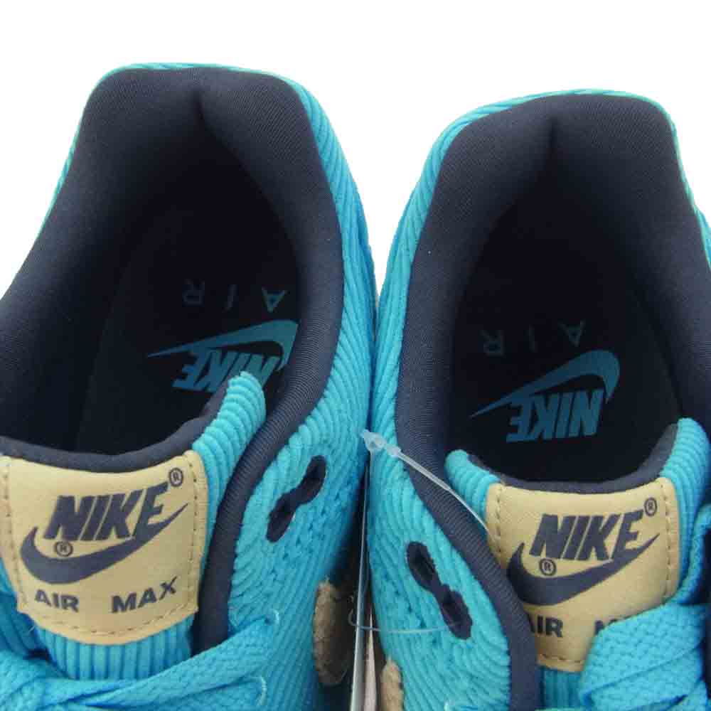 NIKE ナイキ FB8915-400 Air Max 1 PRM Corduroy エアマックス1 コーデュロイ スニーカー ライトブルー系 27cm【新古品】【未使用】【中古】