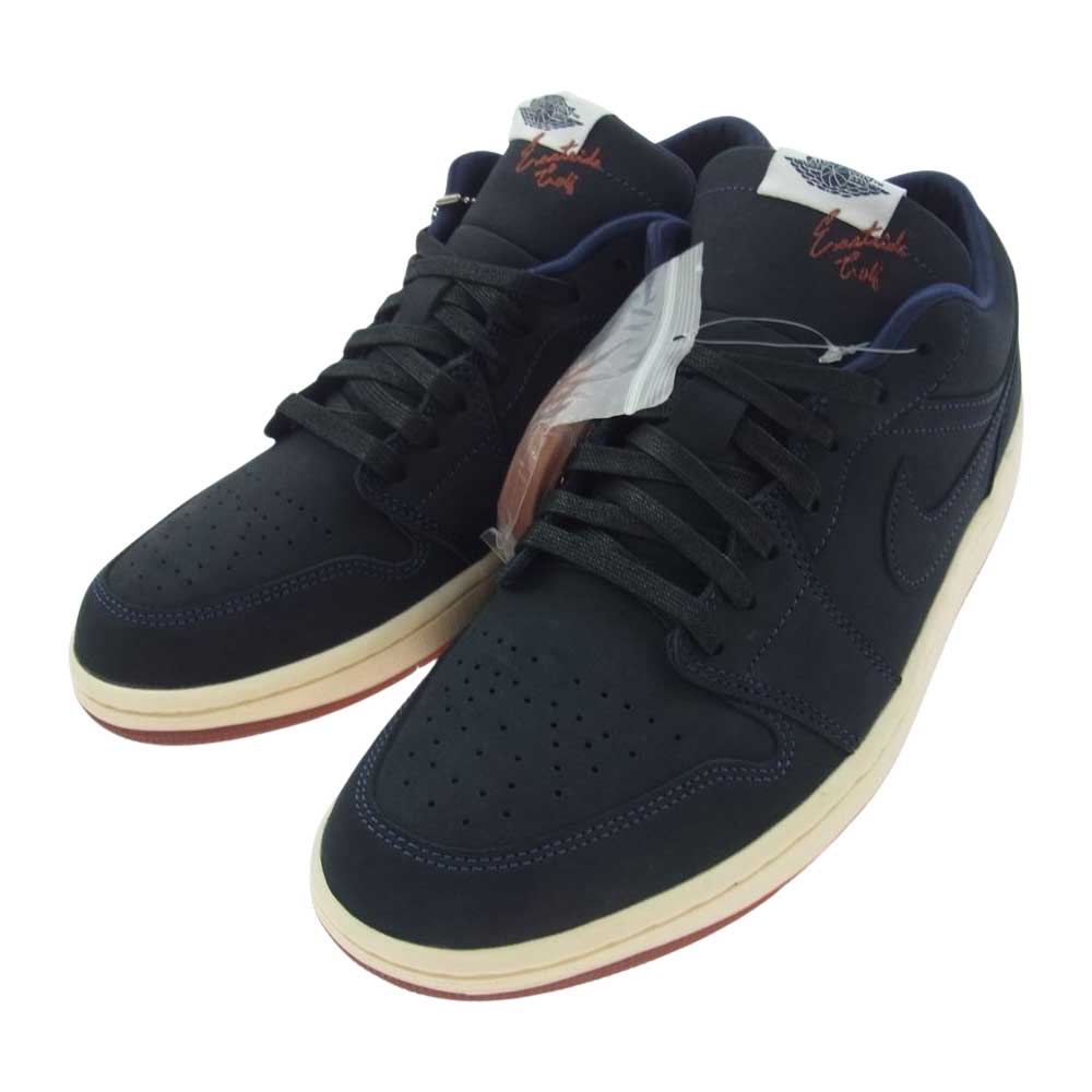 NIKE AIR JORDAN ナイキ ジョーダン DV1759-448 × Eastside Golf  AJ1 Low Out the Mud イーストサイドゴルフ スニーカー ネイビー系 27cm【新古品】【未使用】【中古】