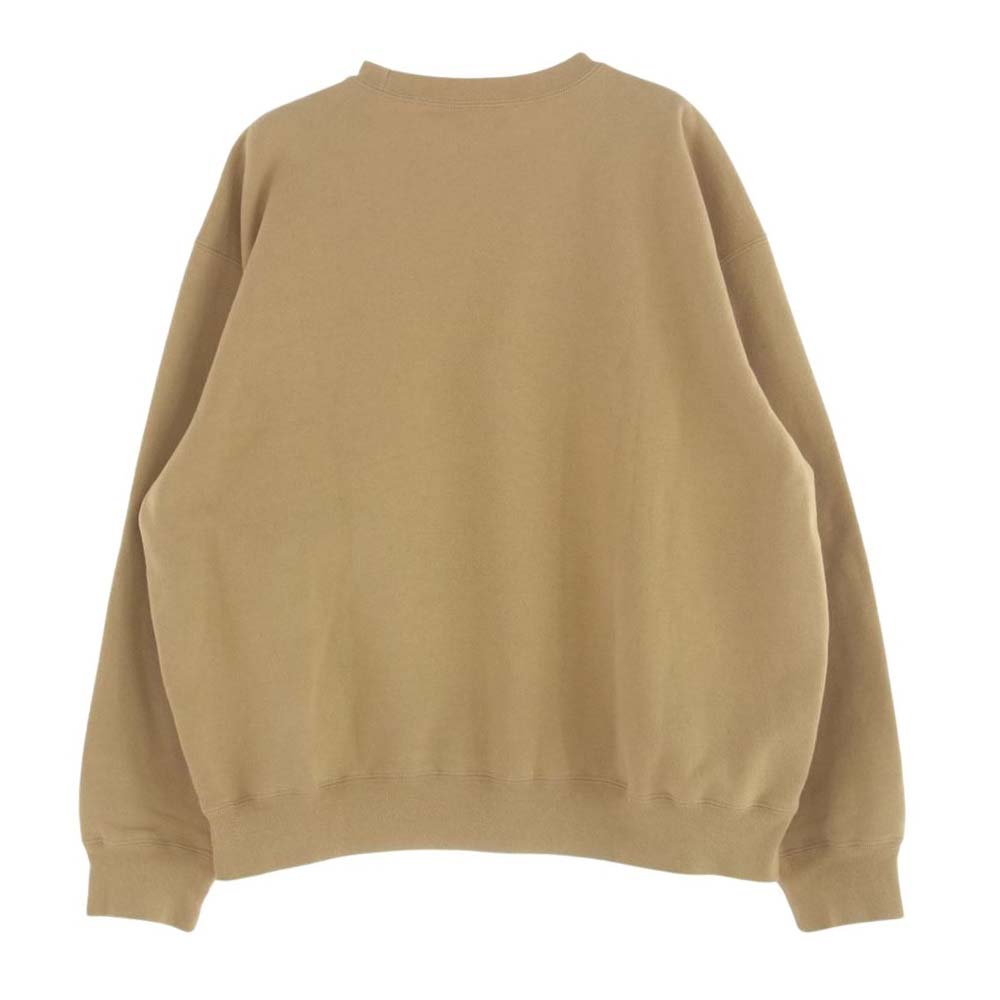 Supreme シュプリーム 23SS Small Box Crewneck スモールボックスロゴ クルーネック スウェット トレーナー ブラウン系 L【中古】