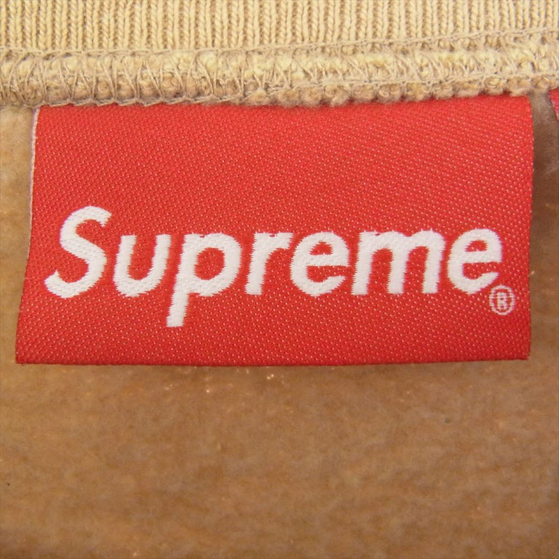 Supreme シュプリーム 23SS Small Box Crewneck スモールボックスロゴ クルーネック スウェット トレーナー ブラウン系 L【中古】