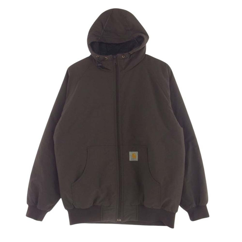 Carhartt カーハート ナイロン ジャケット ナイロン パーカー ブルゾン アクティブ パーカー ブラウン系 XL【中古】