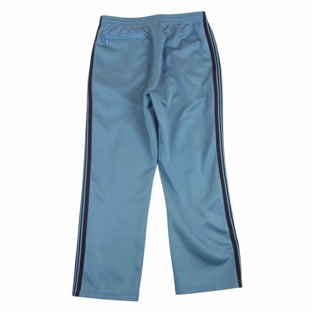 Needles ニードルス 24SS OT1600 Track Pant PolySmooth ライン トラック パンツ ワイド ストレート ライトブルー系 M【中古】