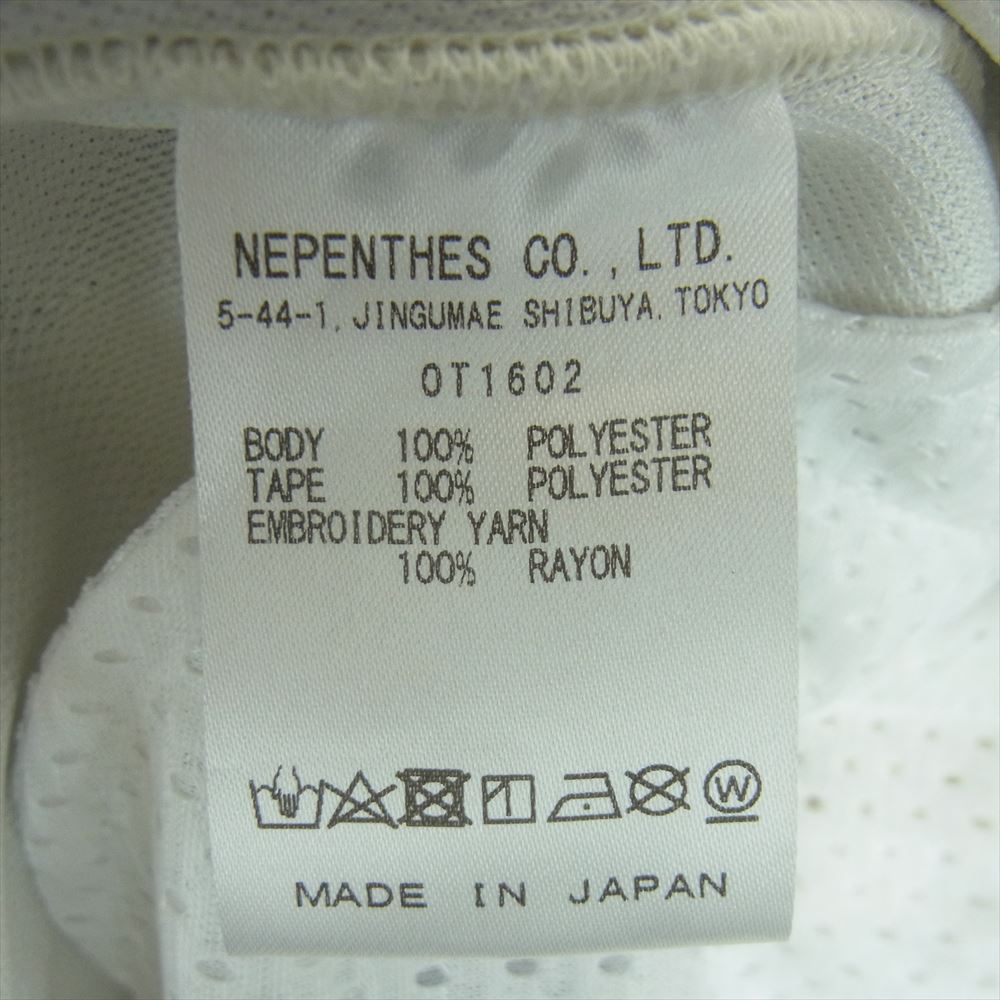 Needles ニードルス OT1602 H.D. Track Pant ヒザデル トラック パンツ 日本製 オフホワイト系 M【中古】