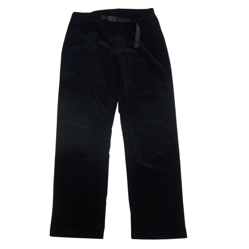 Gramicci グラミチ GMP-21F046 CORDUROY NN PANT JUST CUT コーデュロイ ジャストカット ベルト付 ベルテッド パンツ ブラック系 M【中古】