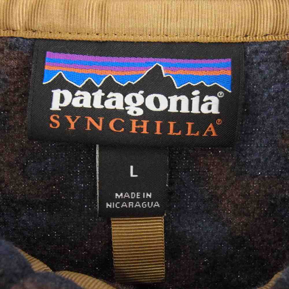 patagonia パタゴニア 21SS STY25580SP21 Synchila Snap T Pullover シンチラ スナップ プルオーバー フリース ジャケット L【中古】