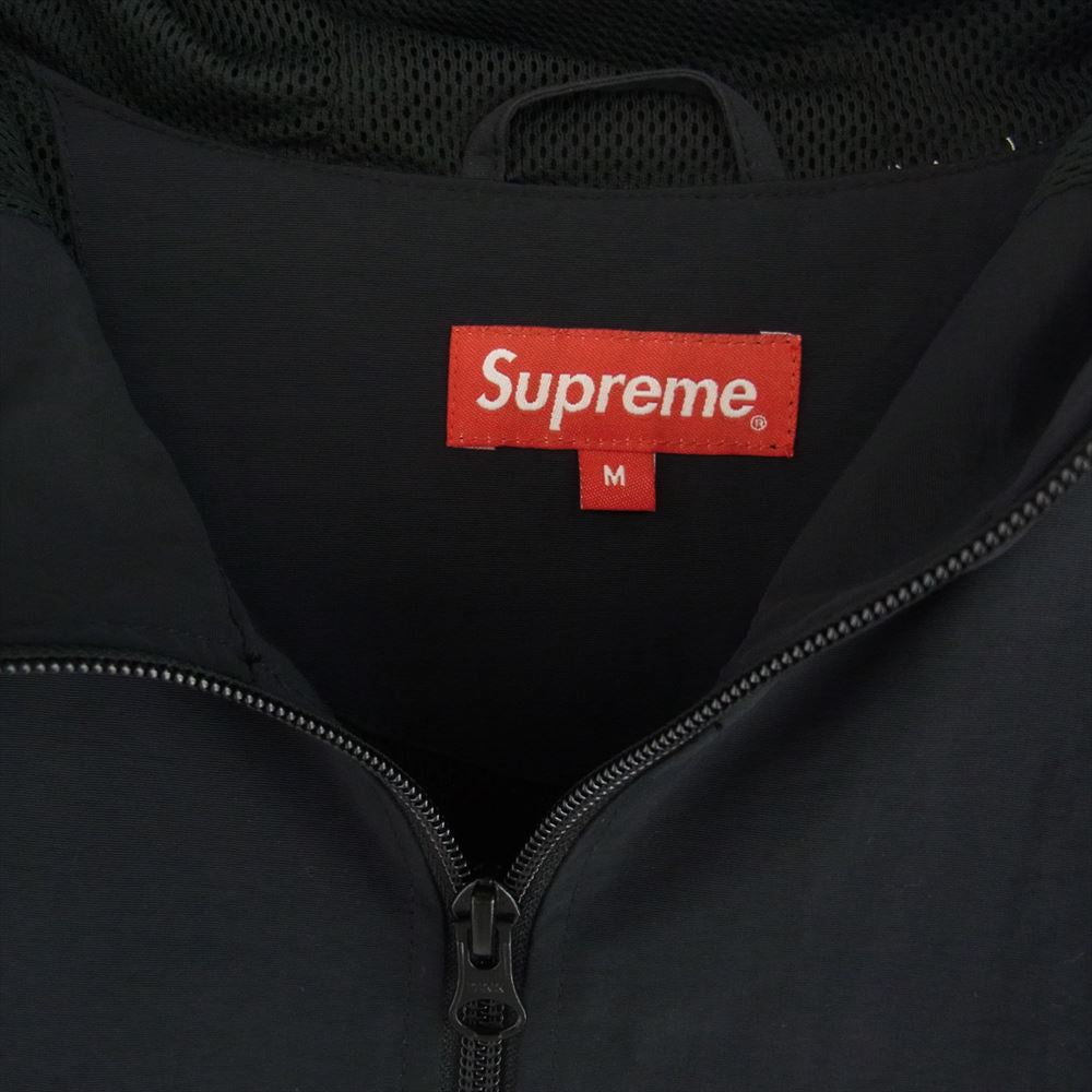 Supreme シュプリーム 21SS Reflective Zip Hooded Jacket リフレクティブ ジップ ナイロン フード ジャケット ブラック系 M【中古】