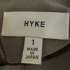 HYKE ハイク 202-15121-008 TASLAN TWILL TOP プルオーバー バルーンスリーブ 長袖 ブラウス グレー系 1【中古】