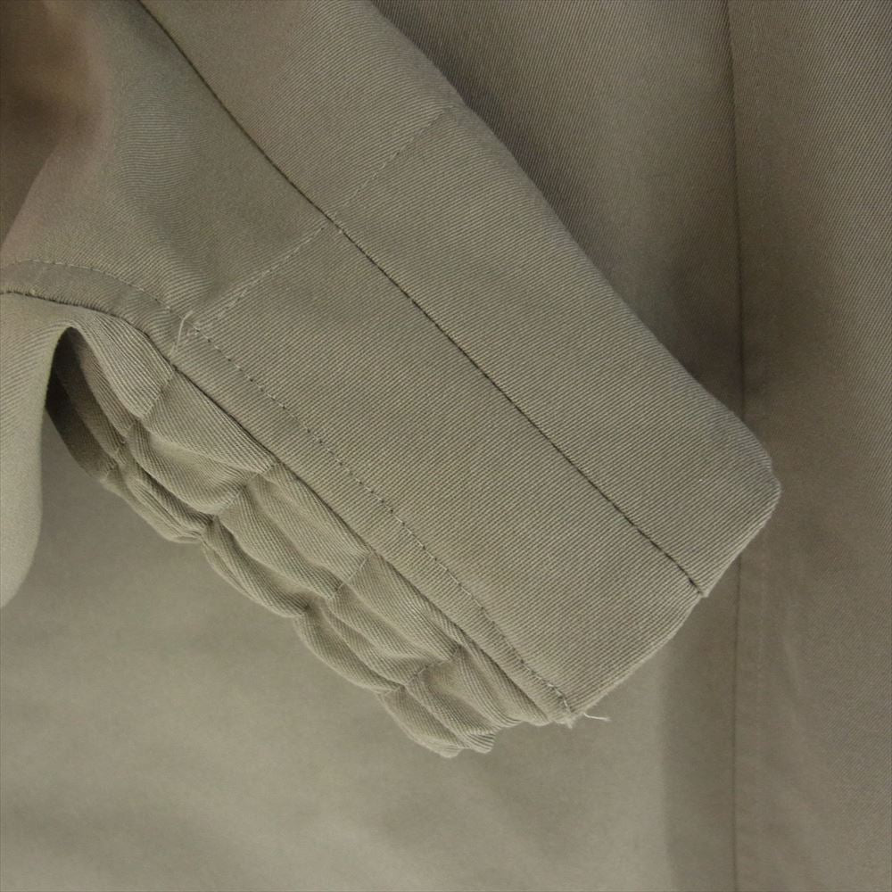 HYKE ハイク 202-15121-008 TASLAN TWILL TOP プルオーバー バルーンスリーブ 長袖 ブラウス グレー系 1【中古】