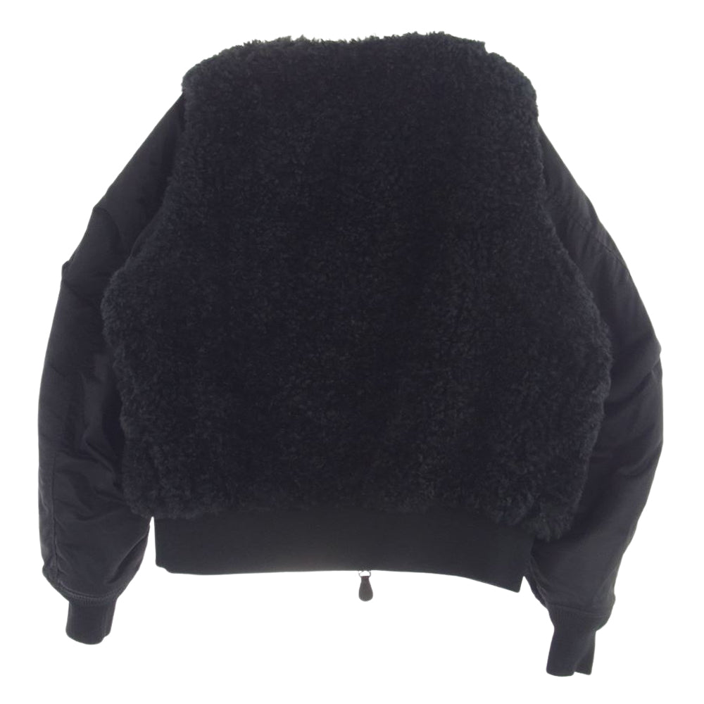 HYKE ハイク 23AW 17426 FAUX SHEARLING TYPE MA-1 ファー 切替