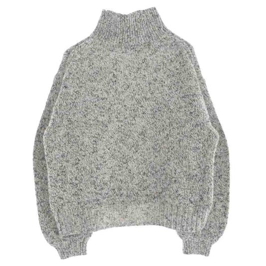 スリードッツ 23aw Melange big sleeve top プルオーバー ニット S【中古】