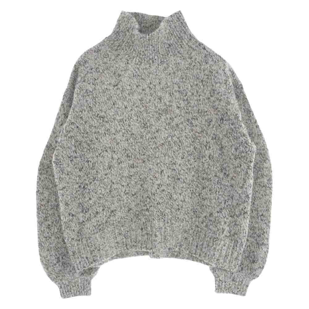 スリードッツ 23aw Melange big sleeve top プルオーバー ニット S【中古】