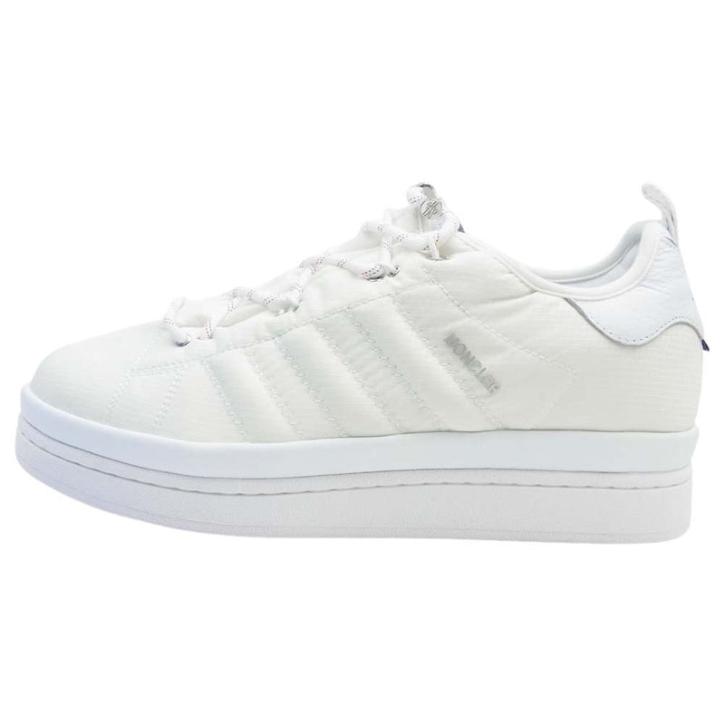 MONCLER モンクレール IG7865 × ADIDAS アディダス Campus Core White キャンパス コアホワイト スニーカー ホワイト系 28cm【新古品】【未使用】【中古】