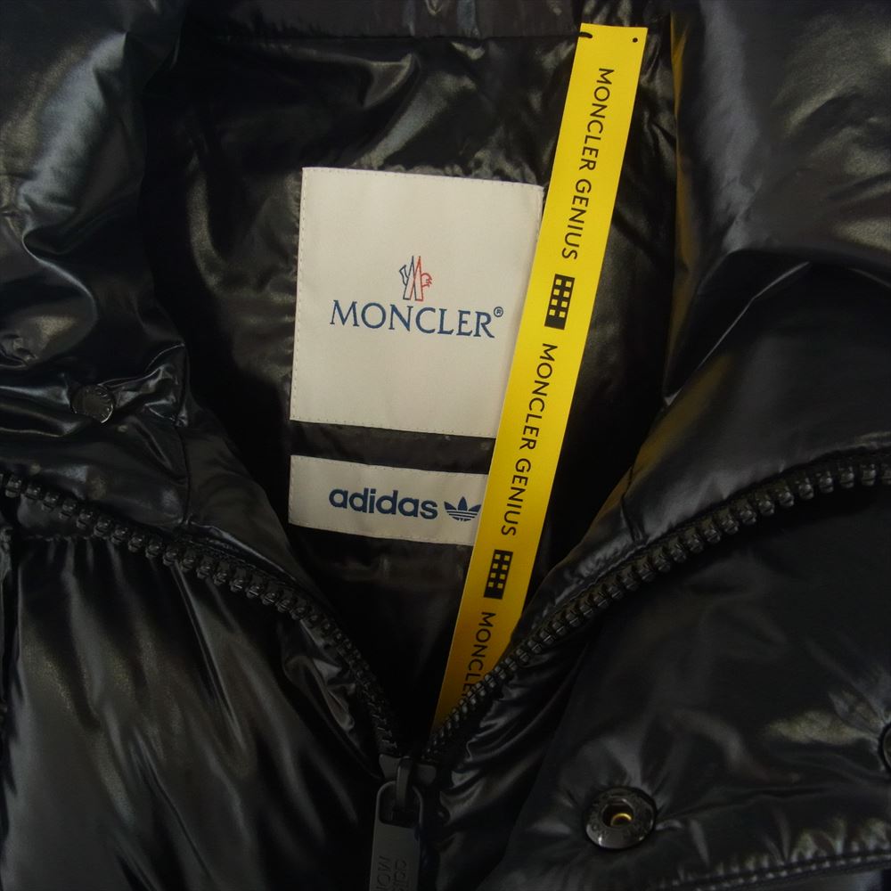 MONCLER モンクレール I209S1A00011 × ADIDAS アディダス BOZON GILET ダウン ベスト ブラック系 3【美品】【中古】