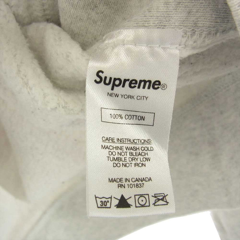 Supreme シュプリーム 21SS Hearts Arc Hooded Sweatshirt ハート アーク フーデッド スウエット パーカー アーチロゴ グレー系 XL【中古】