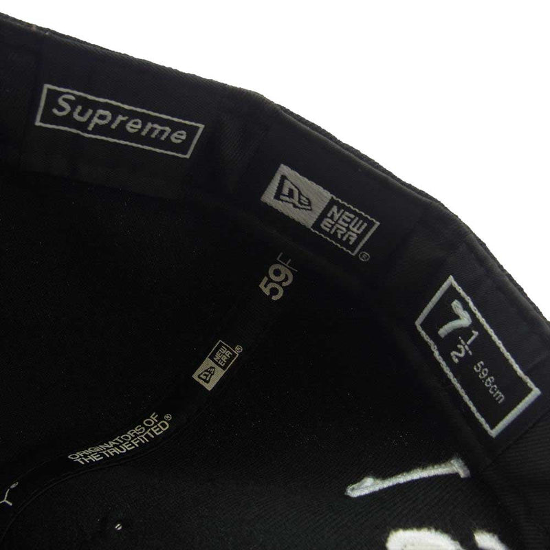 Supreme シュプリーム 10SS × New Era ニューエラ DGAF Box Logo ボックスロゴ キャップ 帽子 ブラック系【中古】