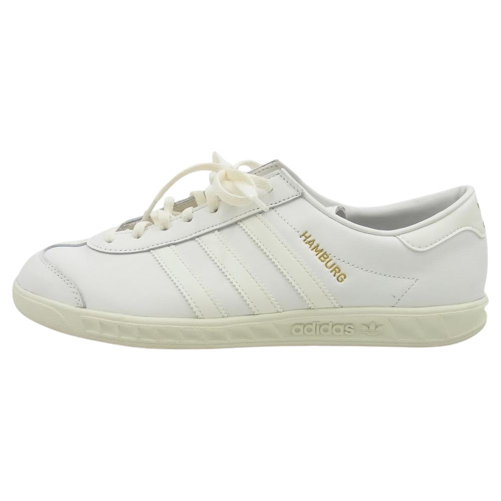 adidas アディダス FX5671 HAMBURG ハンブルグ ローカット スニーカー ホワイト系 28cm【中古】