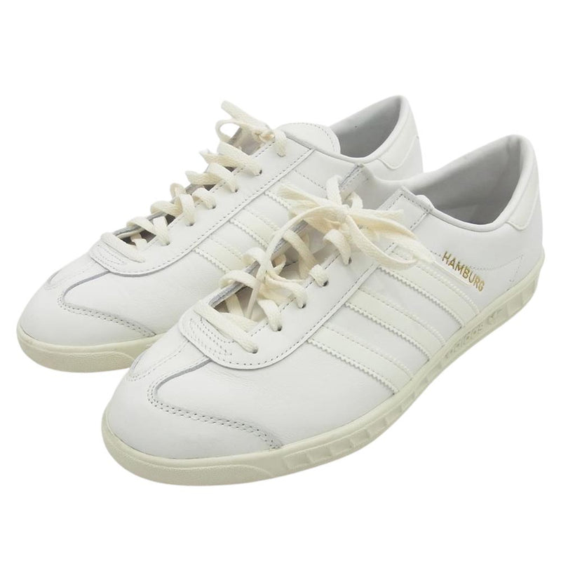 adidas アディダス FX5671 HAMBURG ハンブルグ ローカット スニーカー ホワイト系 28cm【中古】