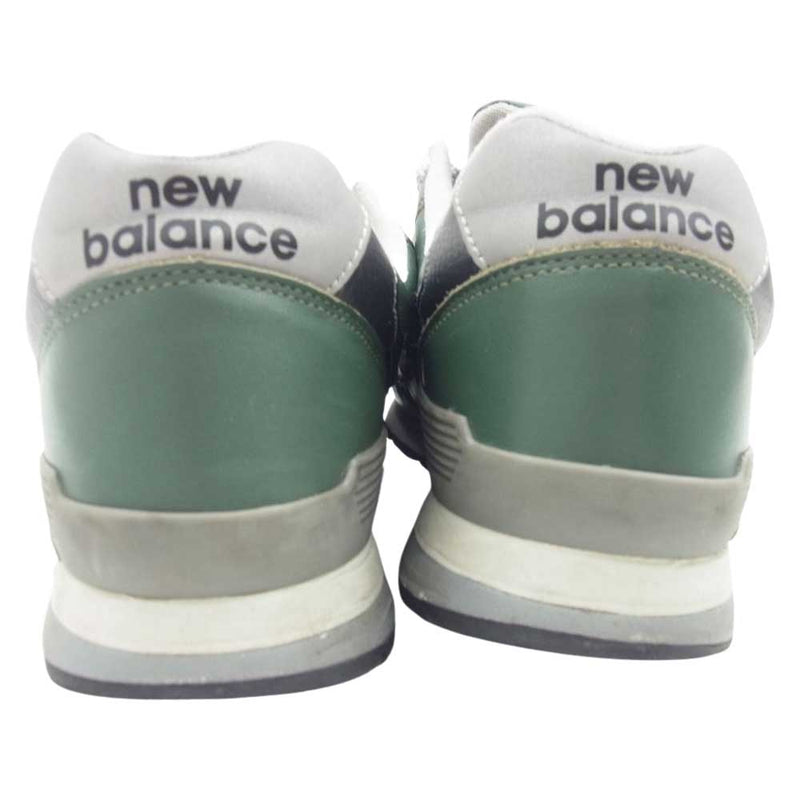 NEW BALANCE ニューバランス CM996NC レザー ローカット スニーカー グリーン系 28cm【中古】