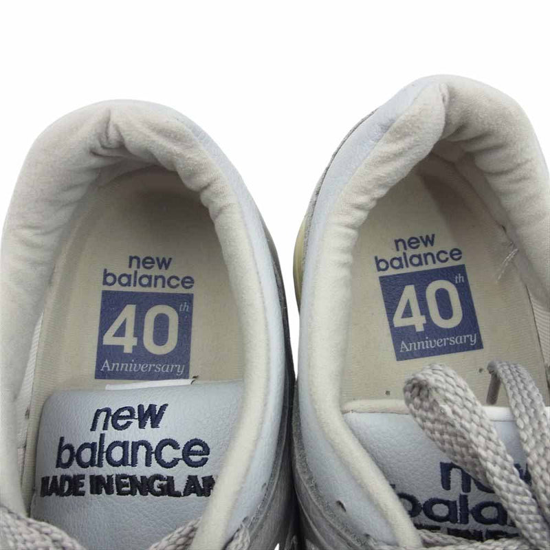 NEW BALANCE ニューバランス M1500UKF 英国製 40th Anniversary 40周年記念モデル ローカット スニーカー グレー系 28cm【中古】