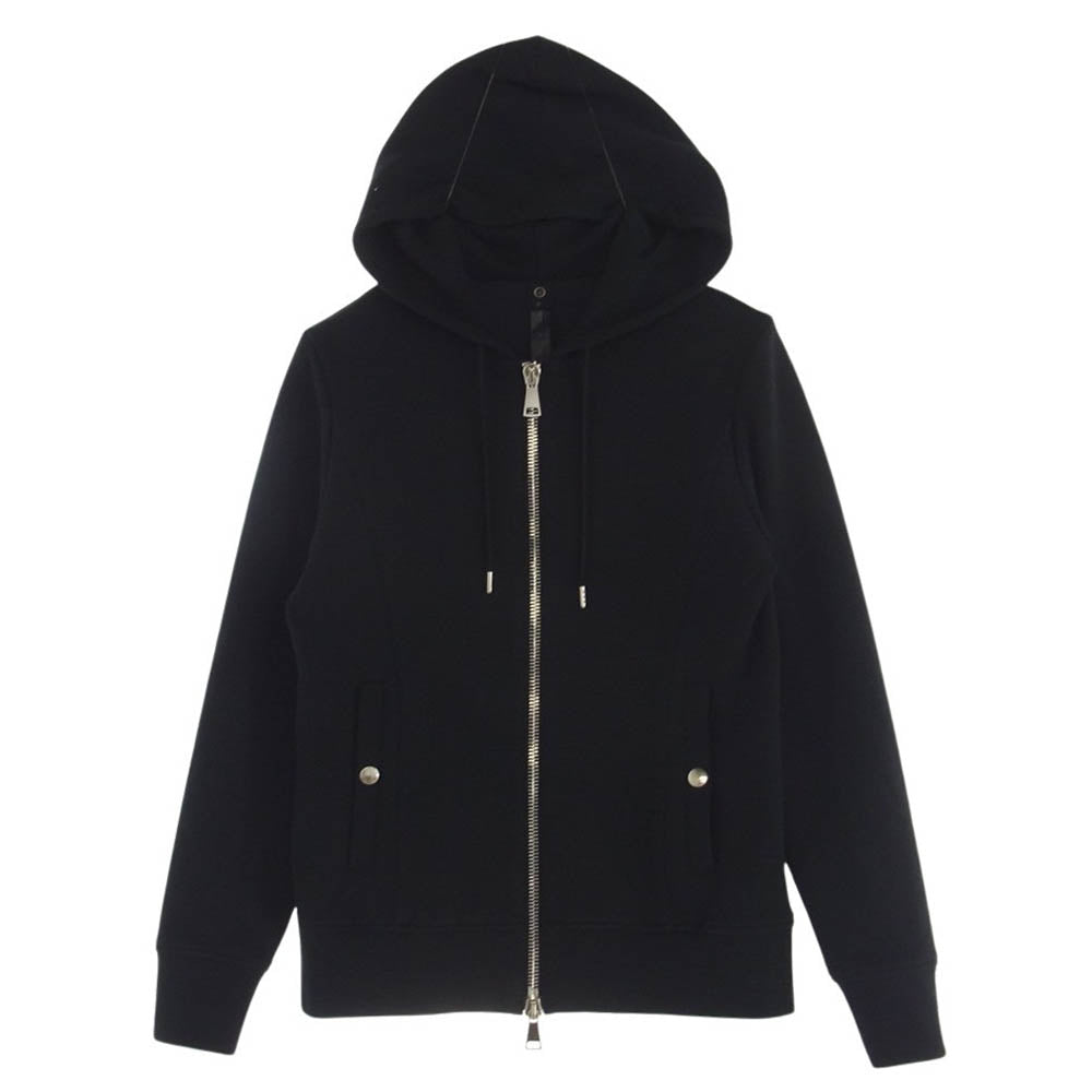 wjk ダブルジェイケイ mj73t SAIBARA parker サイバラ ジップアップ パーカー ブラック系 S【中古】