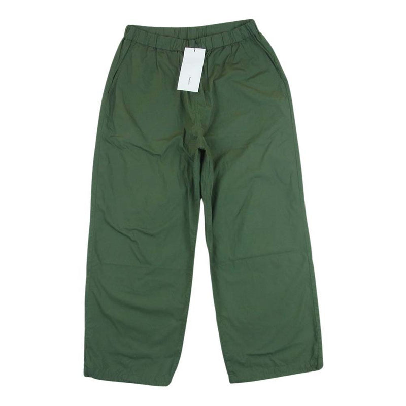 FreshService フレッシュサービス FSW-23-PT_013 UTILITY OVER PANTS コットン パンツ ワイド シルエット グリーン系 F【中古】