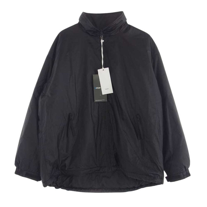 GRAPHPAPER グラフペーパー 23AW GM233-30053 PERTEX QUANTUM Insulated Blouson パーテックス フルジップ ジャケット ブラック系 1【極上美品】【中古】