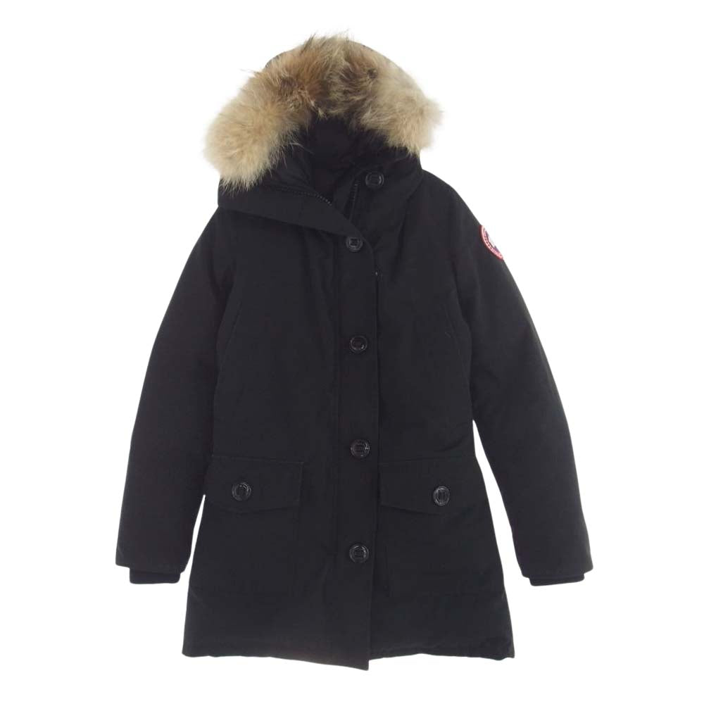 CANADA GOOSE カナダグース 2603JL 国内正規品 サザビーリーグ BRONTE PARKA ブロンテ パーカ ダウン ジャケット ブラック系 XS【中古】