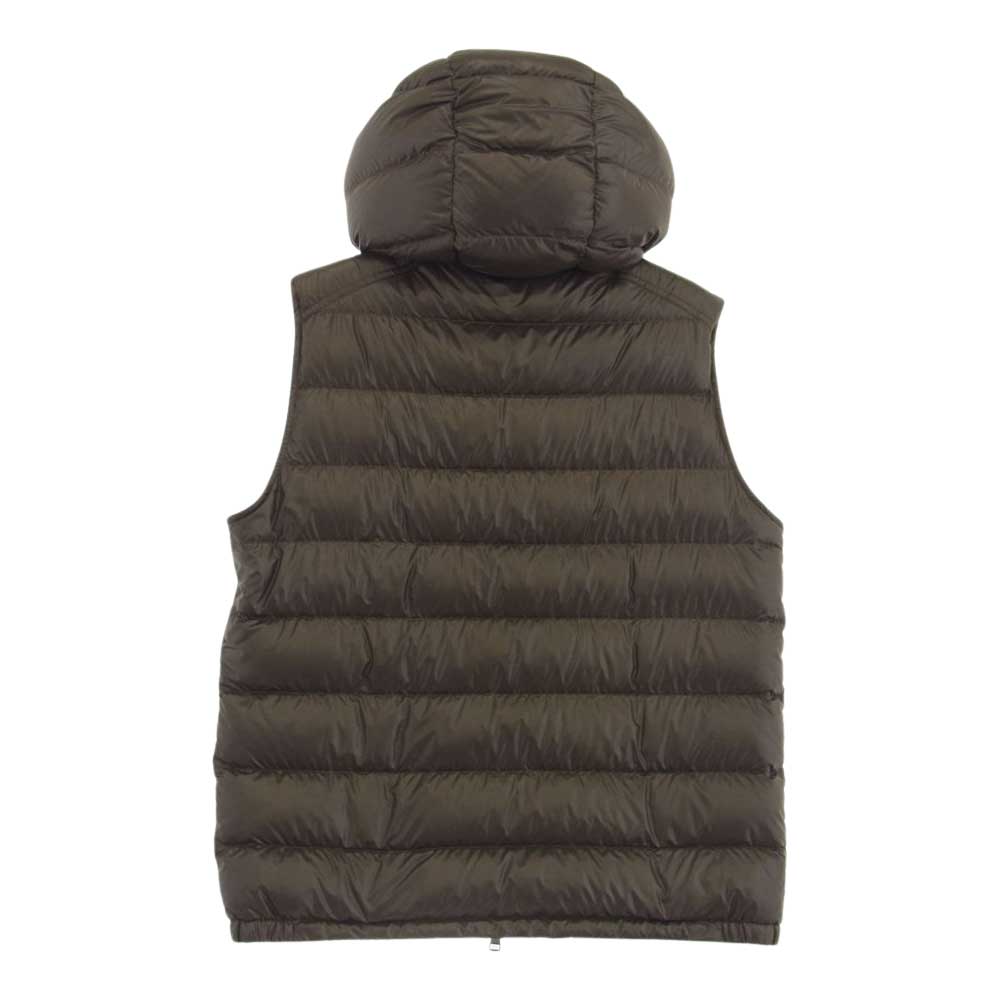 MONCLER モンクレール BARANT バラント フーデッド ダウン ベスト ブラウン系 2【新古品】【未使用】【中古】