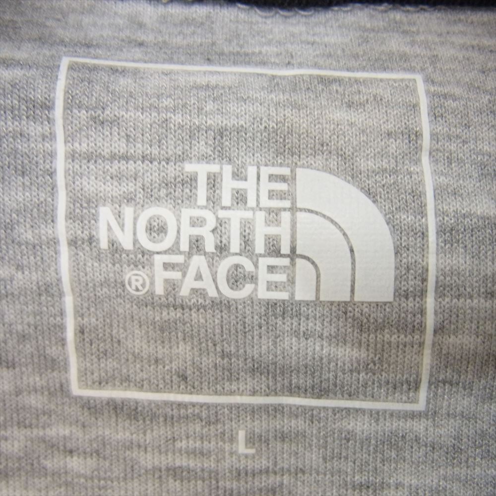 THE NORTH FACE ノースフェイス NT12086 Tech Air Sweat Wide Hoodie テックエアー スウェット ワイド フーディ ロゴ パーカー グレー系 L【中古】