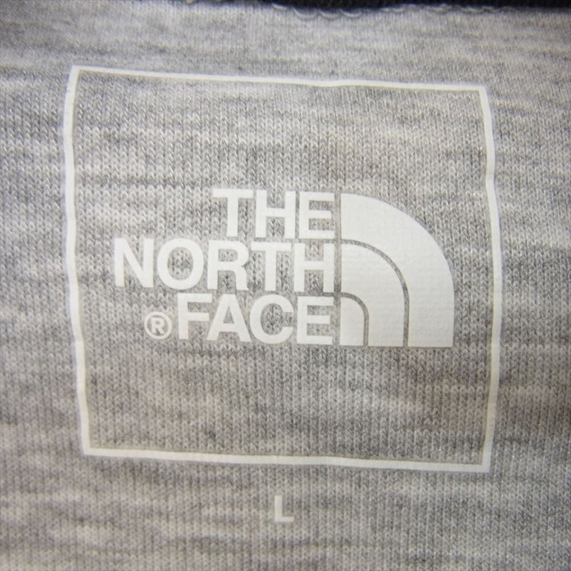 THE NORTH FACE ノースフェイス NT12086 Tech Air Sweat Wide Hoodie テックエアー スウェット ワイド フーディ ロゴ パーカー グレー系 L【中古】