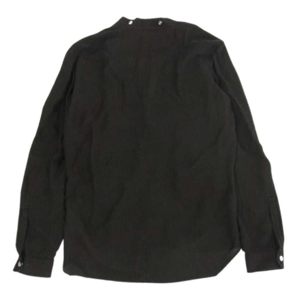 Rick Owens リックオウエンス 24SS RU01D3287-CQ LIDO期 LARRY FOGPOCKET SHIRT ラリー フォグポケット 長袖 シャツ ブラック系 48【中古】