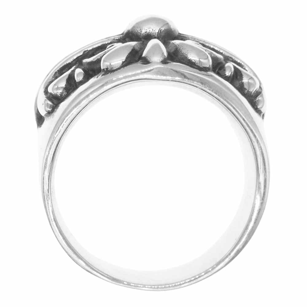 CHROME HEARTS クロムハーツ（原本無） KEEPER RING キーパー リング シルバー系 18号【中古】