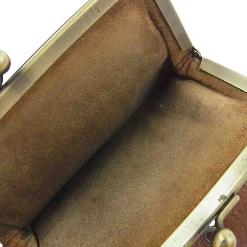✨未使用　展示品　土屋鞄 オイルヌメ がま口財布 茶 楽天市場】【土屋鞄公式】トーンオイルヌメ がま口ポケット財布