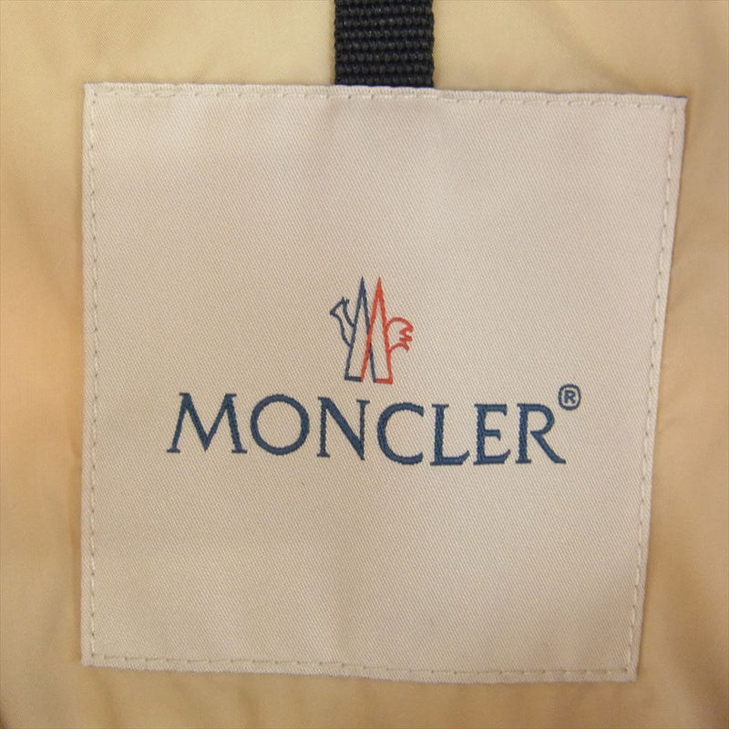 MONCLER モンクレール TATIE タティエ ファー ベルト付き ダウンジャケット ベージュ系 00【中古】