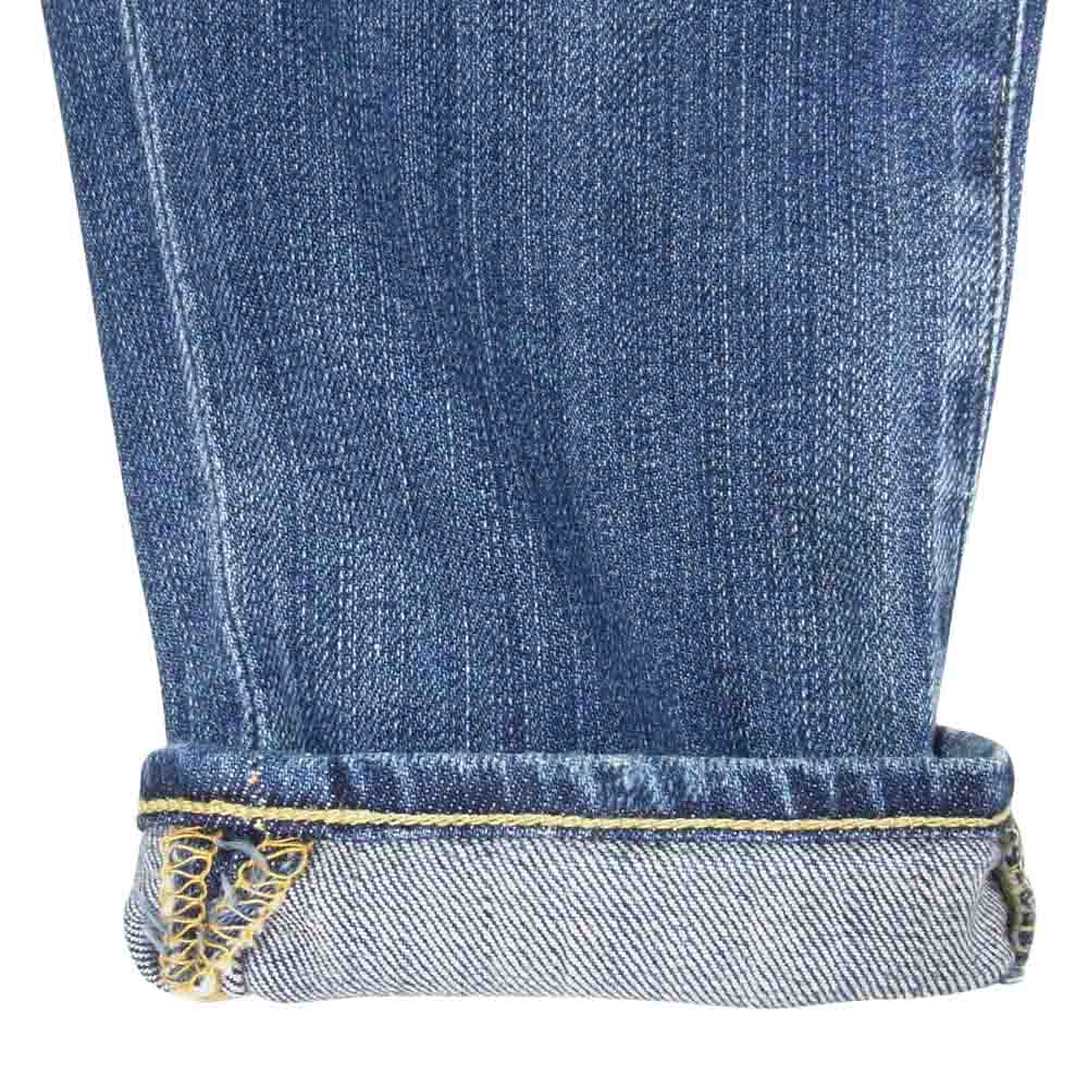 レッドカード 25506 25周年 アニバーサリー ストレート スキニー デニム パンツ インディゴブルー系 22【中古】