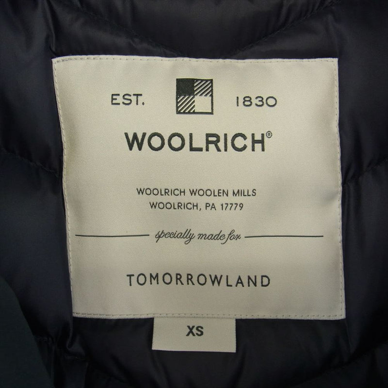 WOOLRICH ウールリッチ WWCPS2865 × TOMORROWLAND BOW BRIDGE  トゥモローランド別注 ボウブリッジ ダウンコート ブラック系 XS【中古】