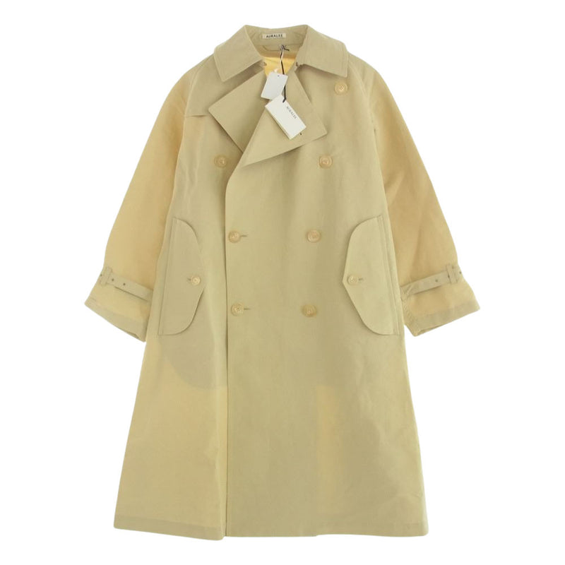 AURALEE オーラリー 23SS A23SC01IS BIG TRENCH COAT ビッグシルエット トレンチコート ベージュ系【新古品】【未使用】【中古】